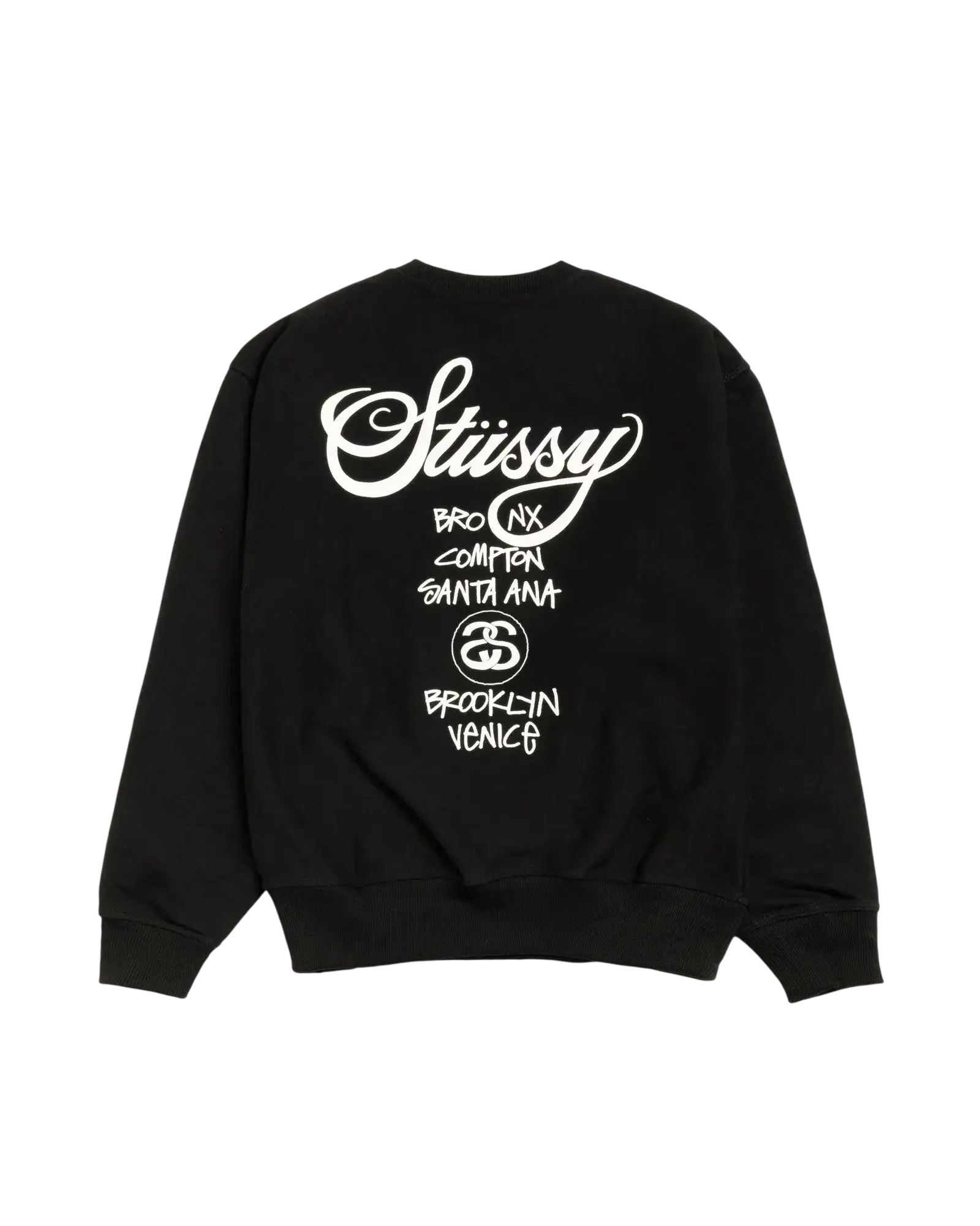 Stussy World Tour Crew Black - L