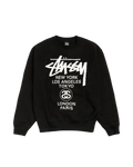 Stussy World Tour Crew Black - L