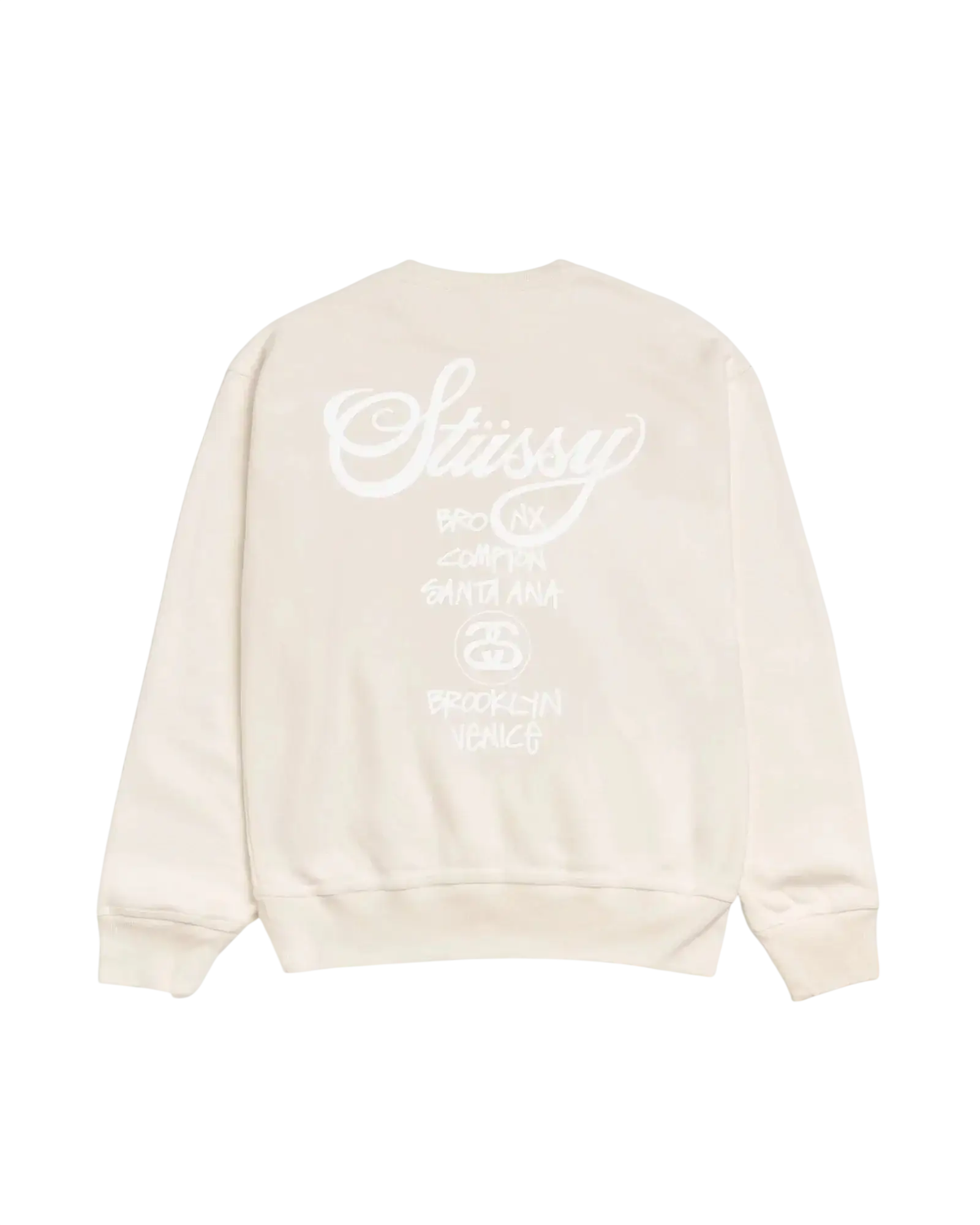 Stussy World Tour Crew Natural - M