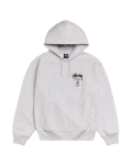 Stussy World Tour Pullover Hoodie Ash Grey - M