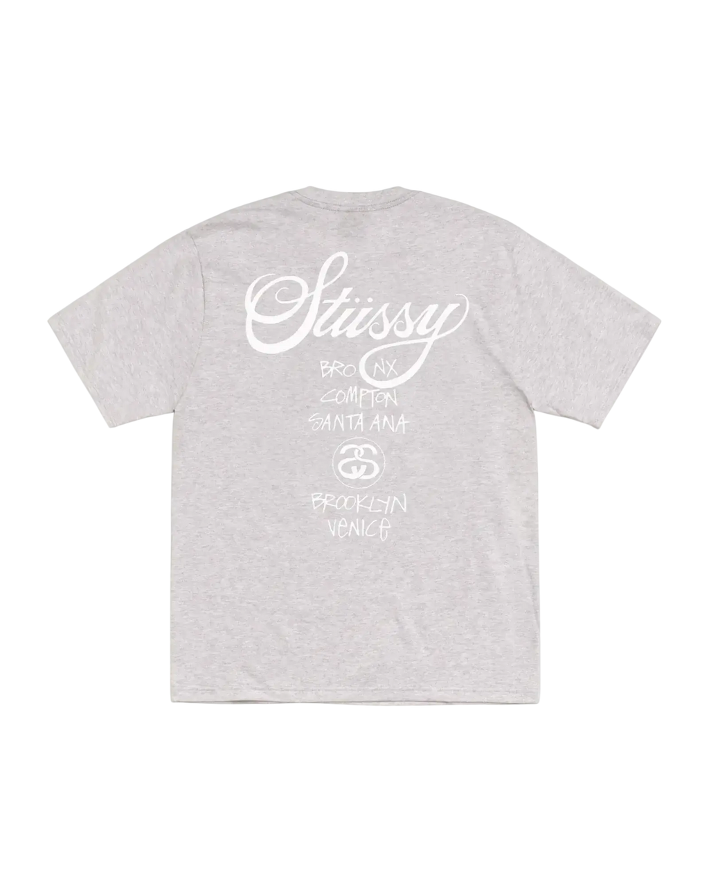 Stussy World Tour Tee Ash - M