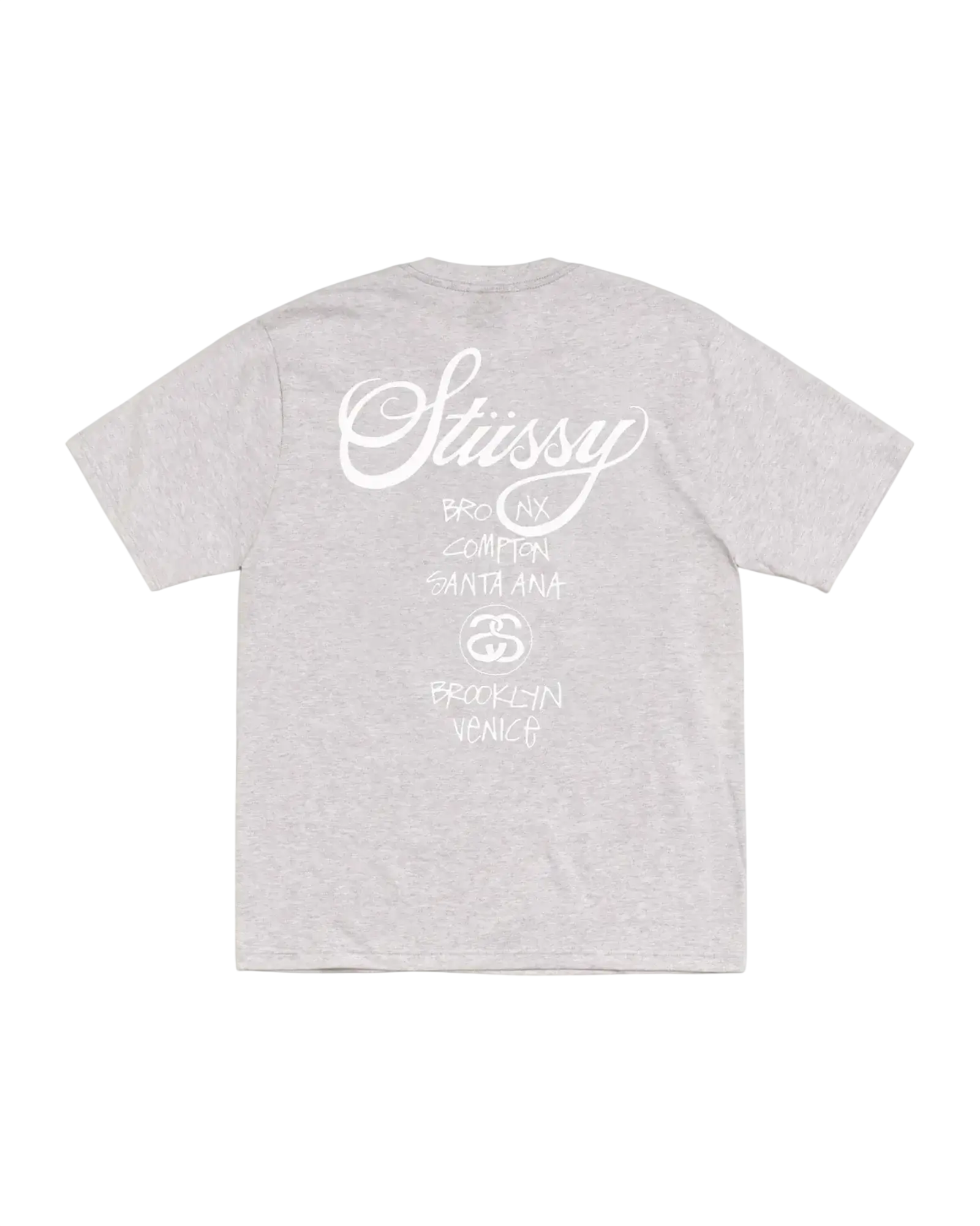 Stussy World Tour Tee Ash - M