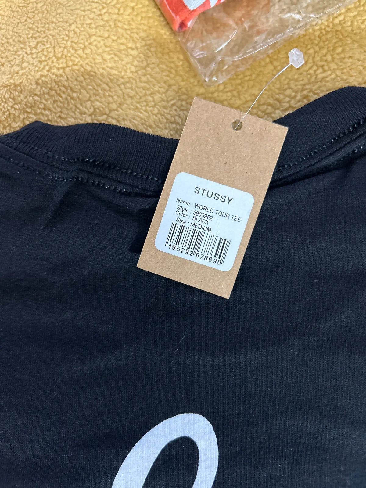 Stussy World Tour Tee Black Medium