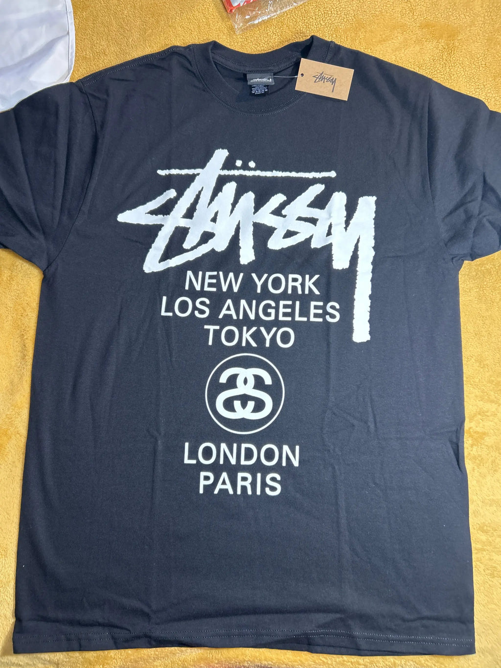 Stussy World Tour Tee Black Medium