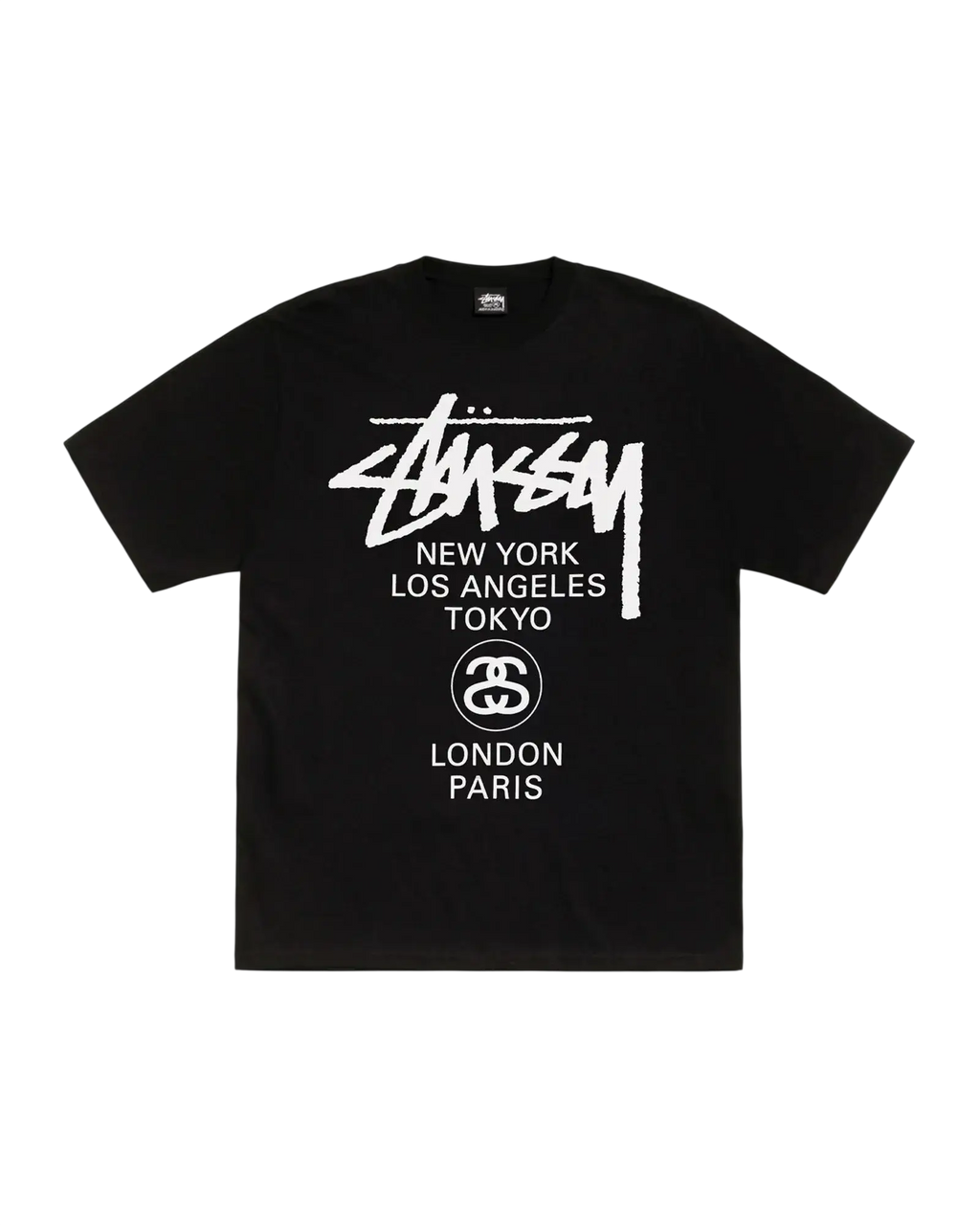 Stussy World Tour Tee Black - M