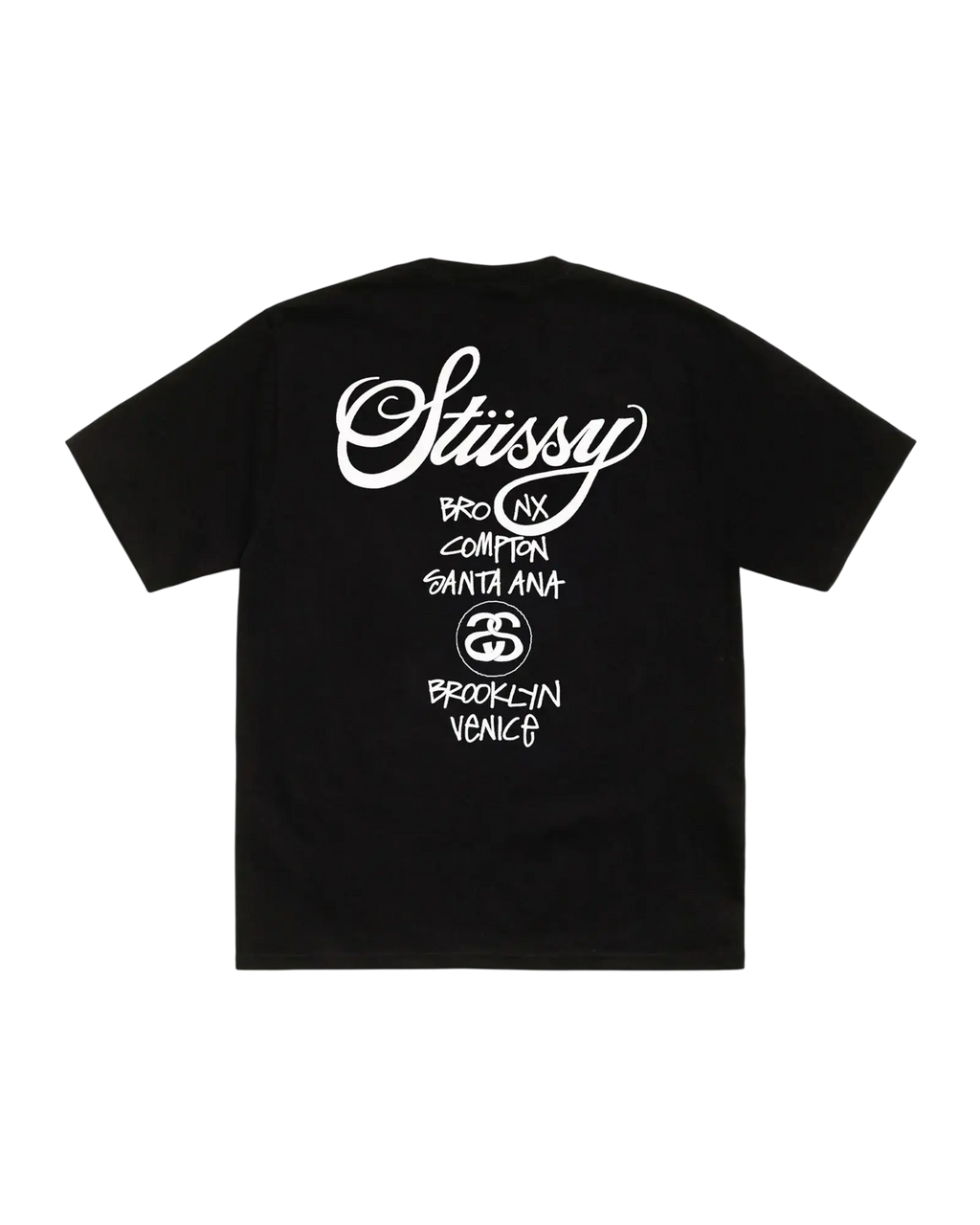 Stussy World Tour Tee Black - M