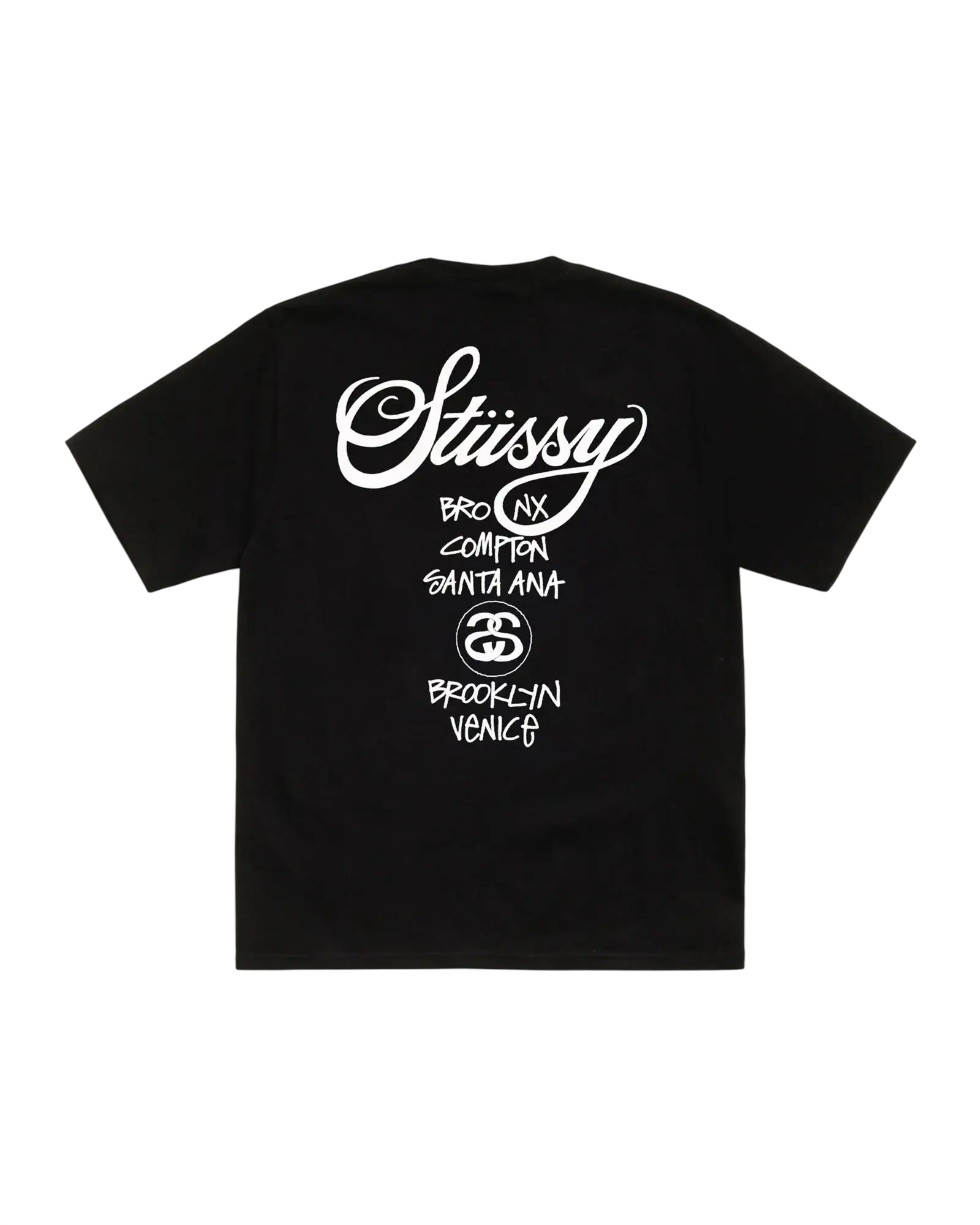 Stussy World Tour Tee Black - M