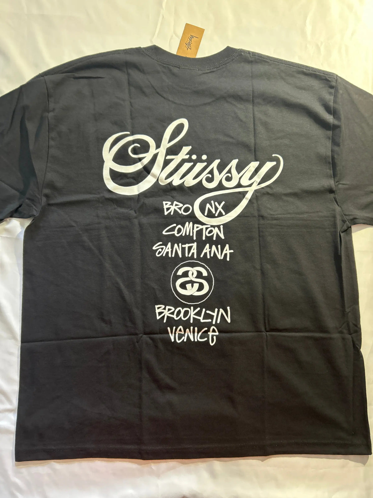 Stussy World Tour Tee Black X-Large