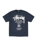 Stussy World Tour Tee Navy