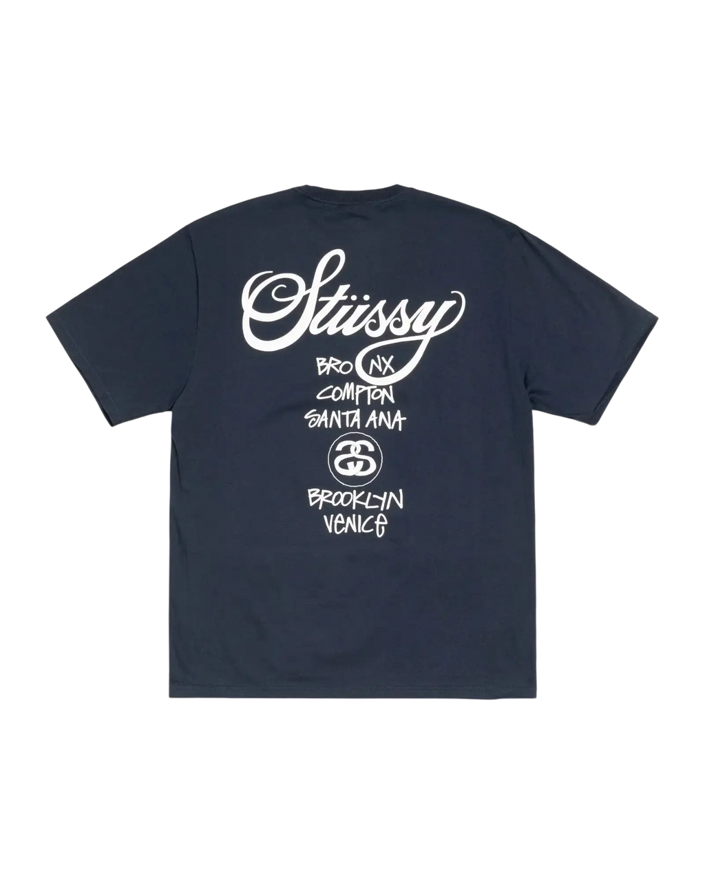 Stussy World Tour Tee Navy