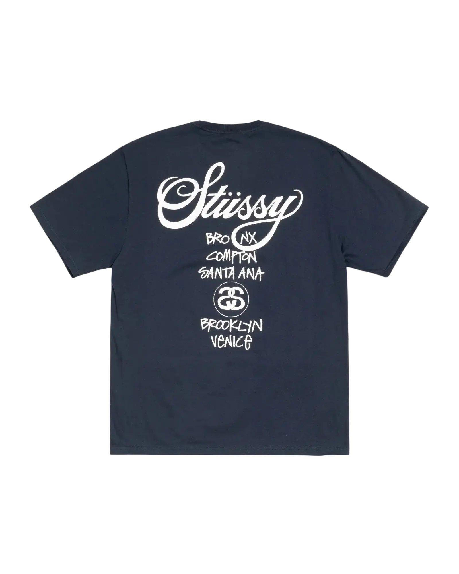 Stussy World Tour Tee Navy
