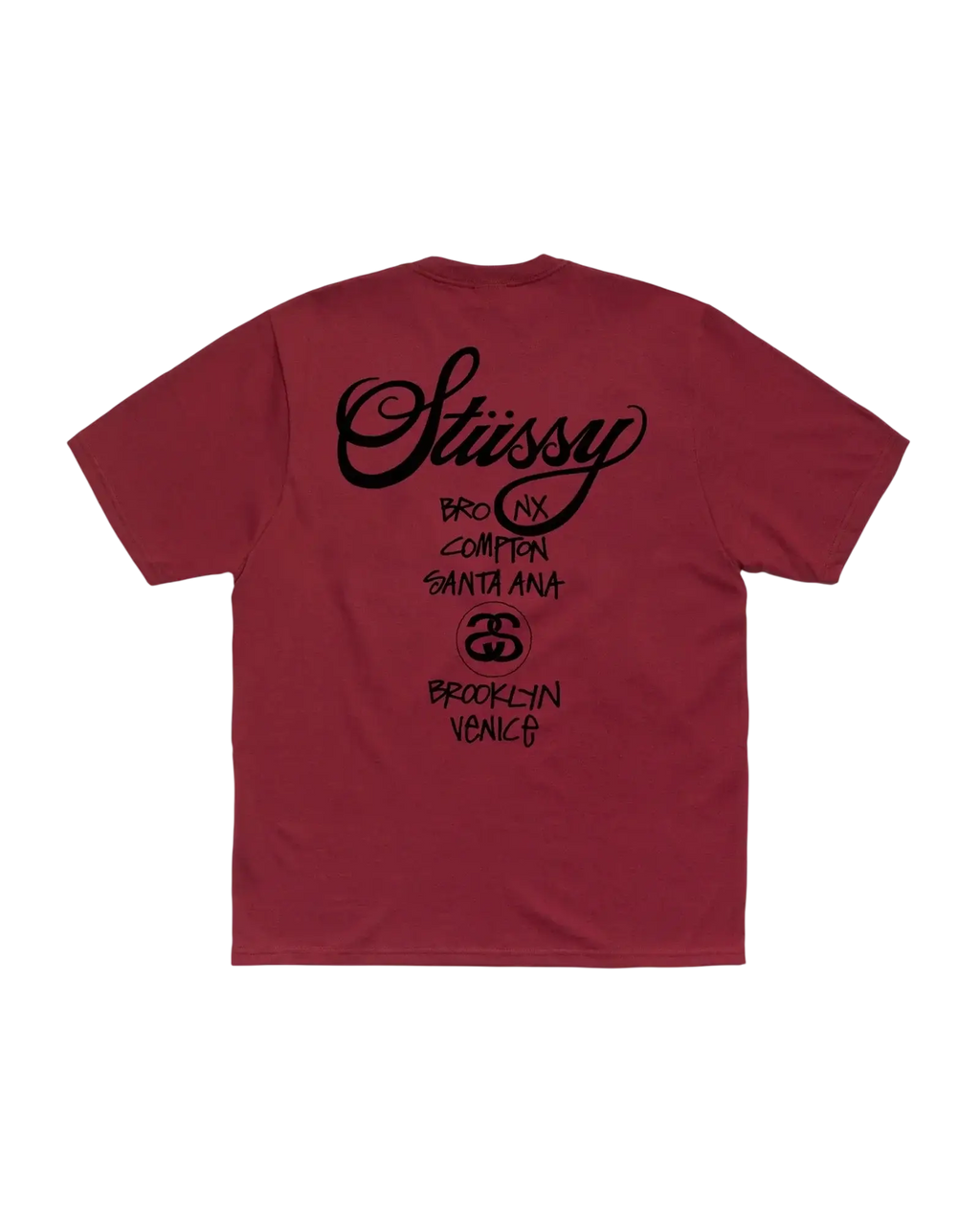 Stussy World Tour Tee Red - L