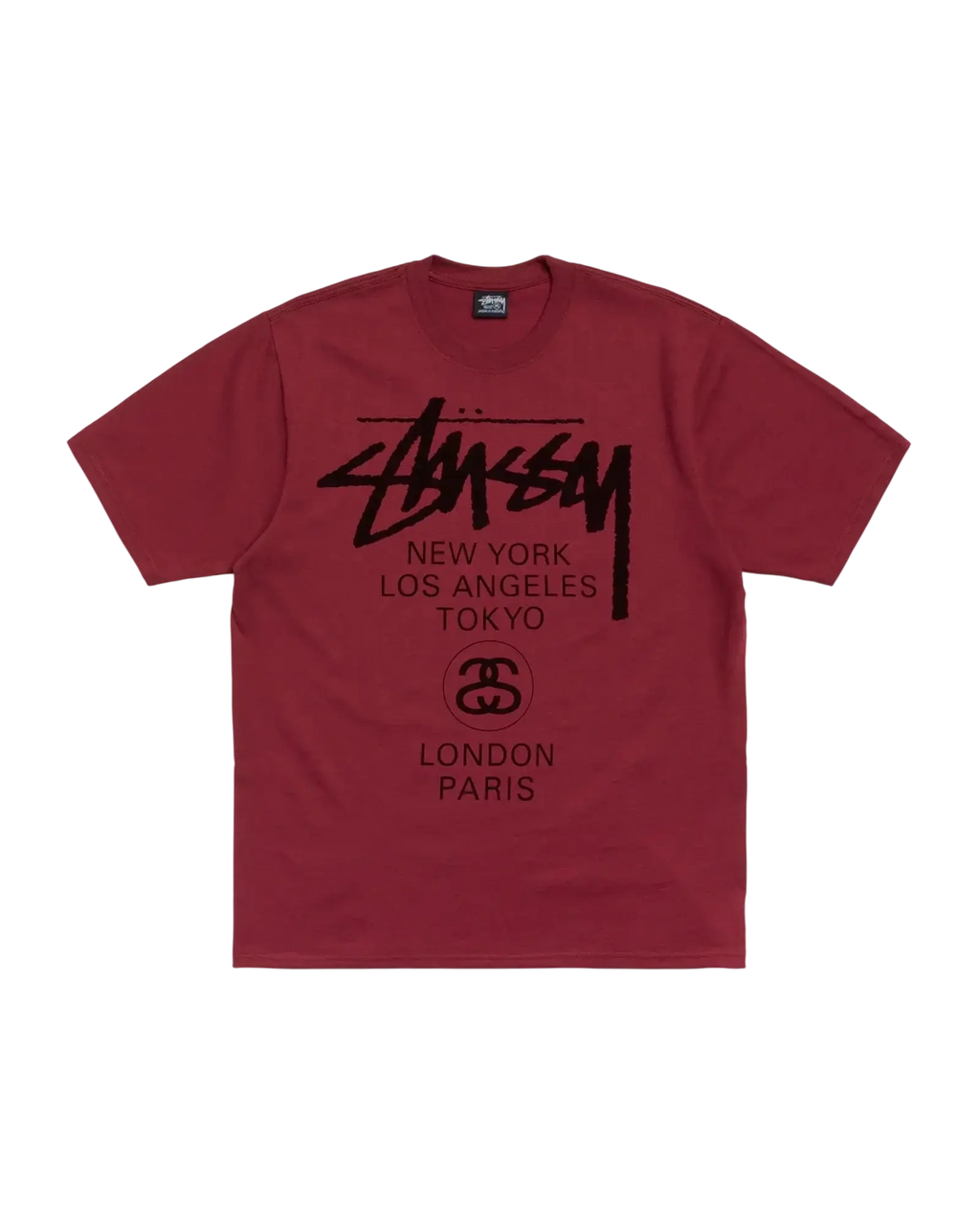 Stussy World Tour Tee Red - L