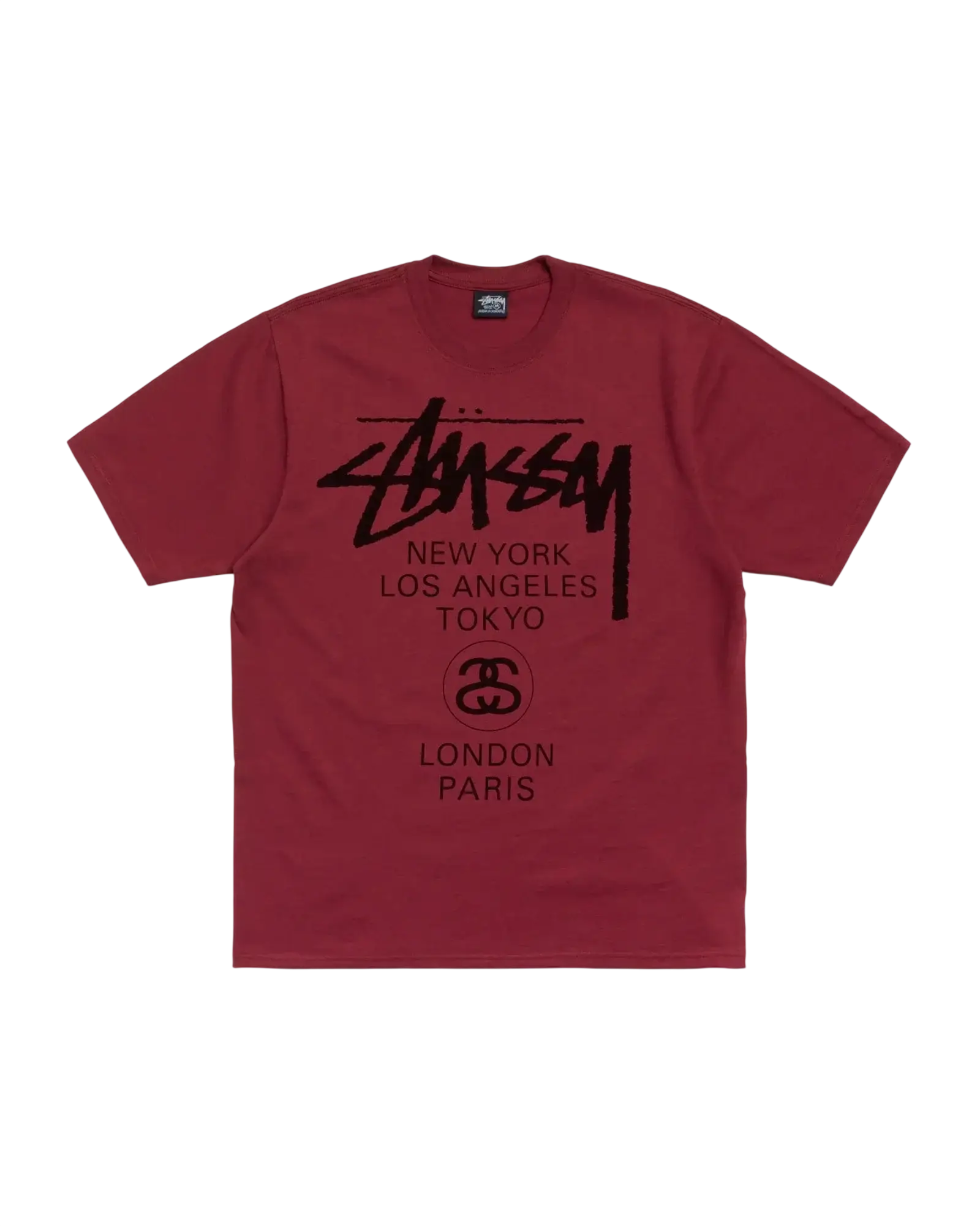 Stussy World Tour Tee Red - L