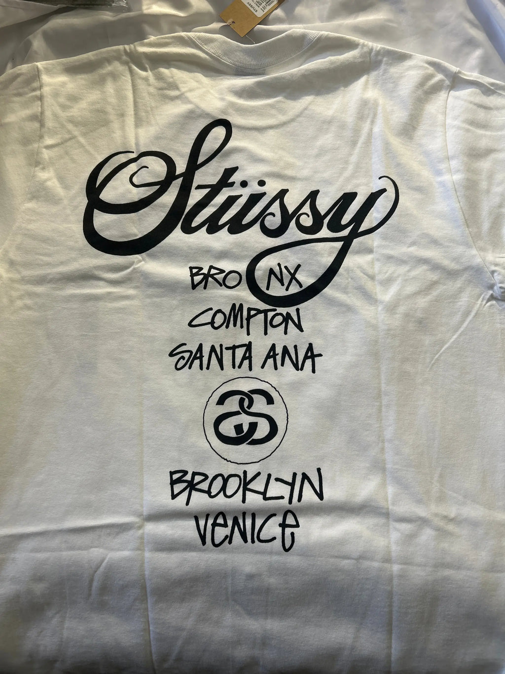 Stussy World Tour Tee White Medium