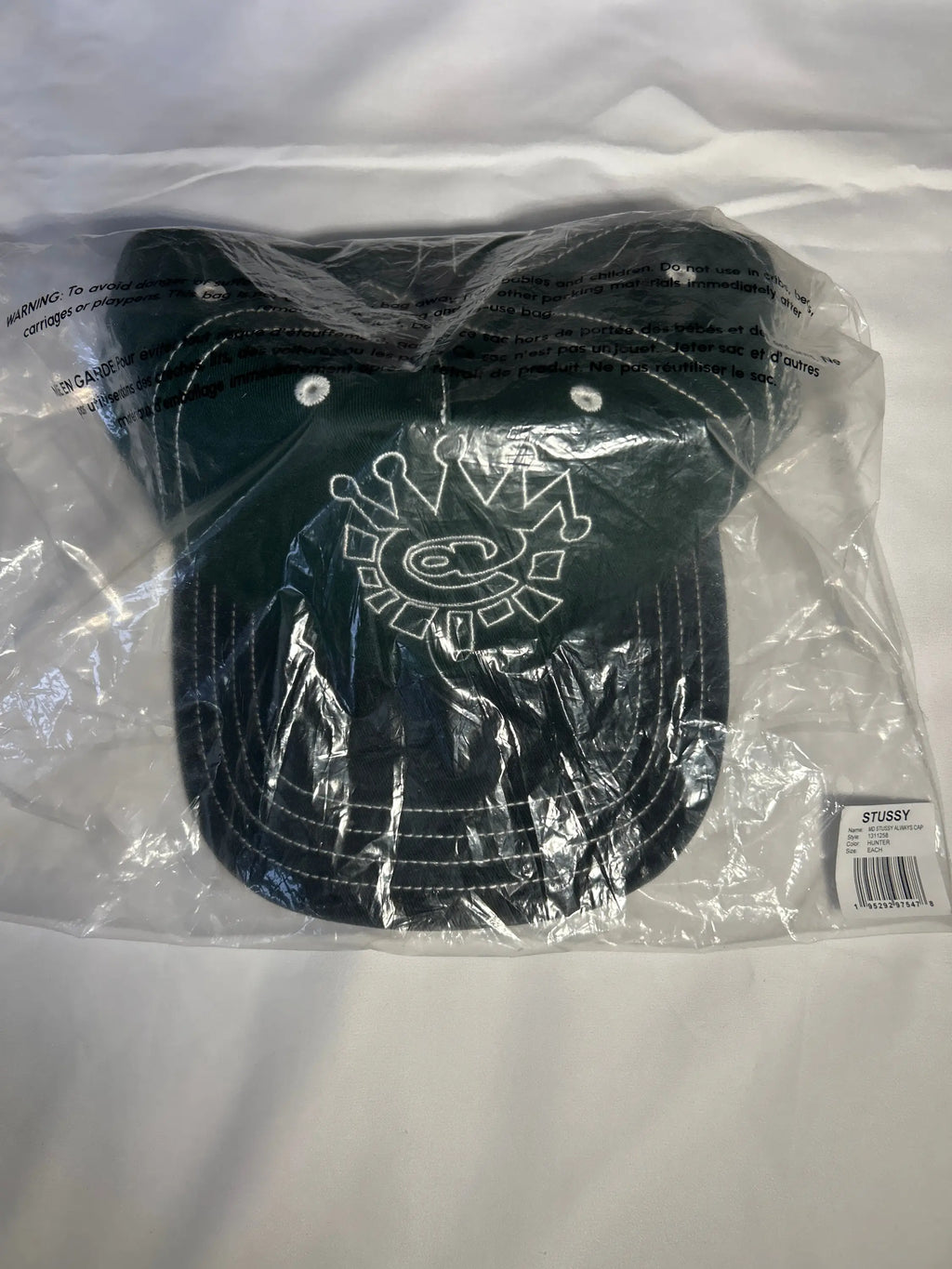 Stussy x ADWYSD Snapback Hat Green