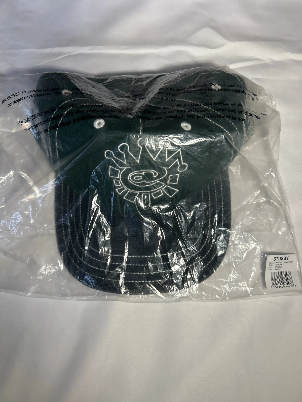 Stussy x ADWYSD Snapback Hat Green