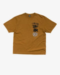 Stussy x ADWYSD Stack Tee Caramel Medium