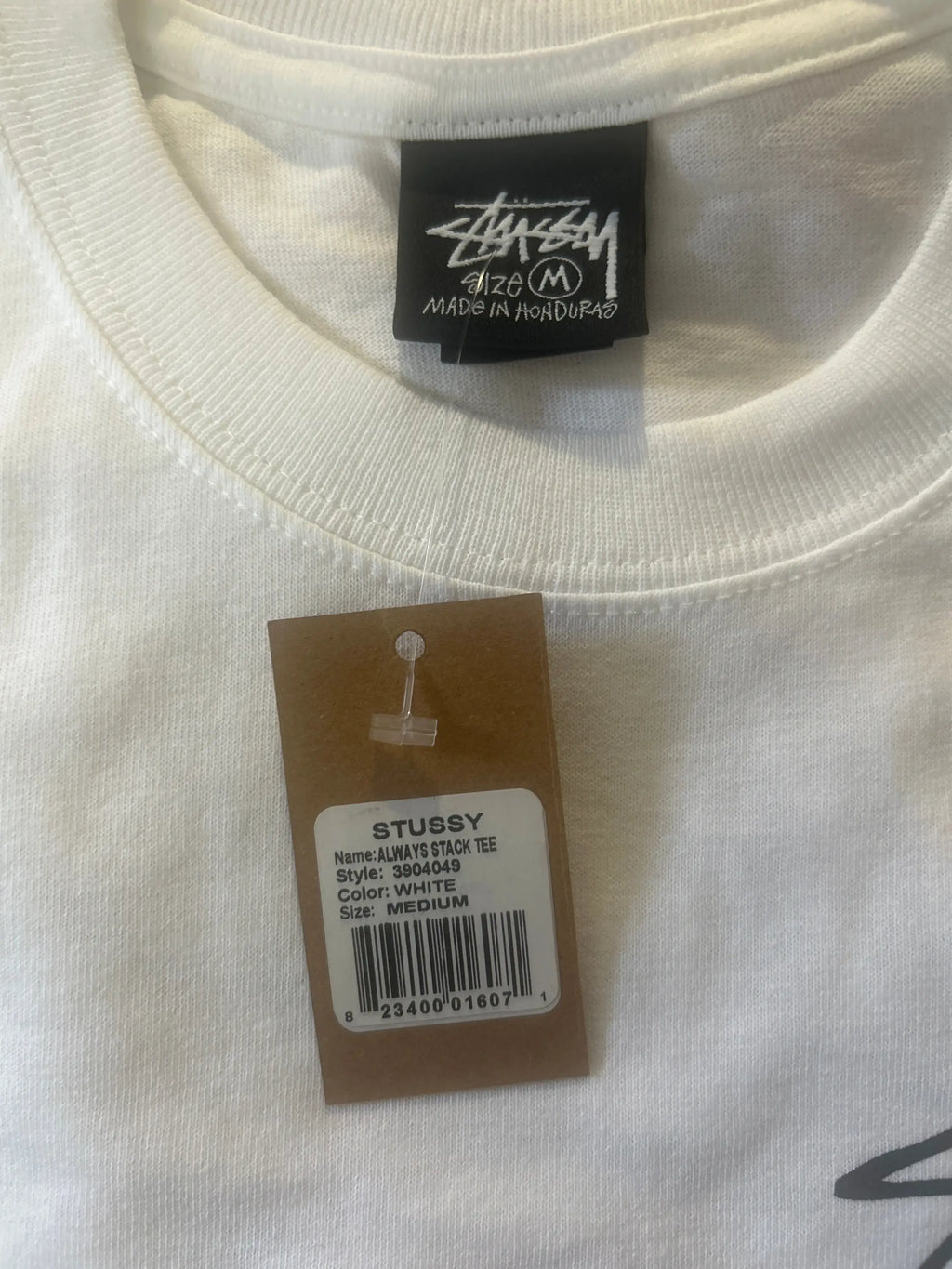 Stussy x ADWYSD Stack Tee White Medium