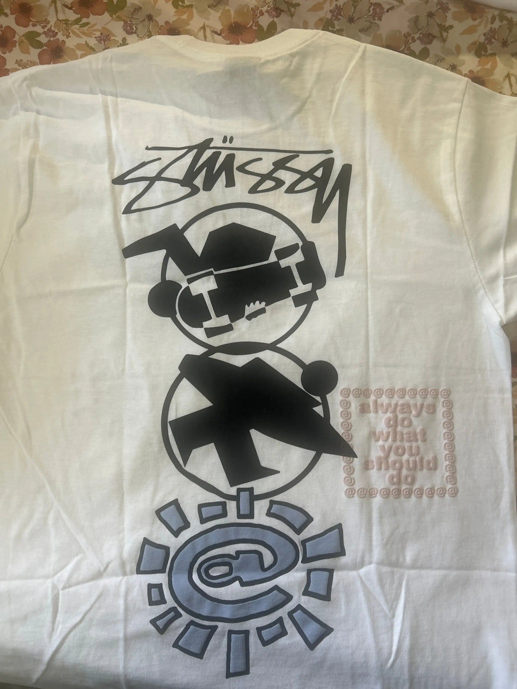 Stussy x ADWYSD Stack Tee White Medium