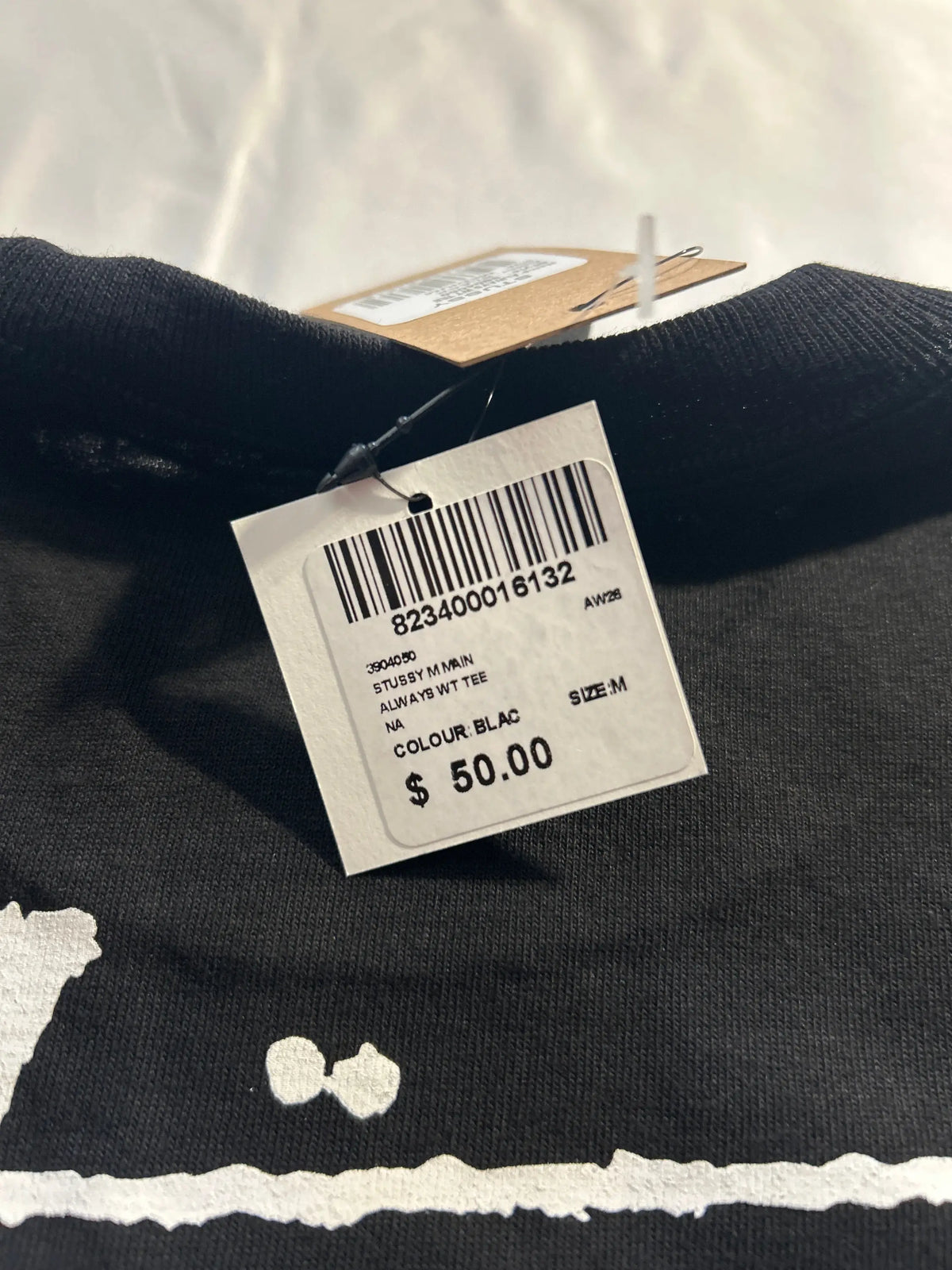 Stussy x ADWYSD World Tour Tee Black Large