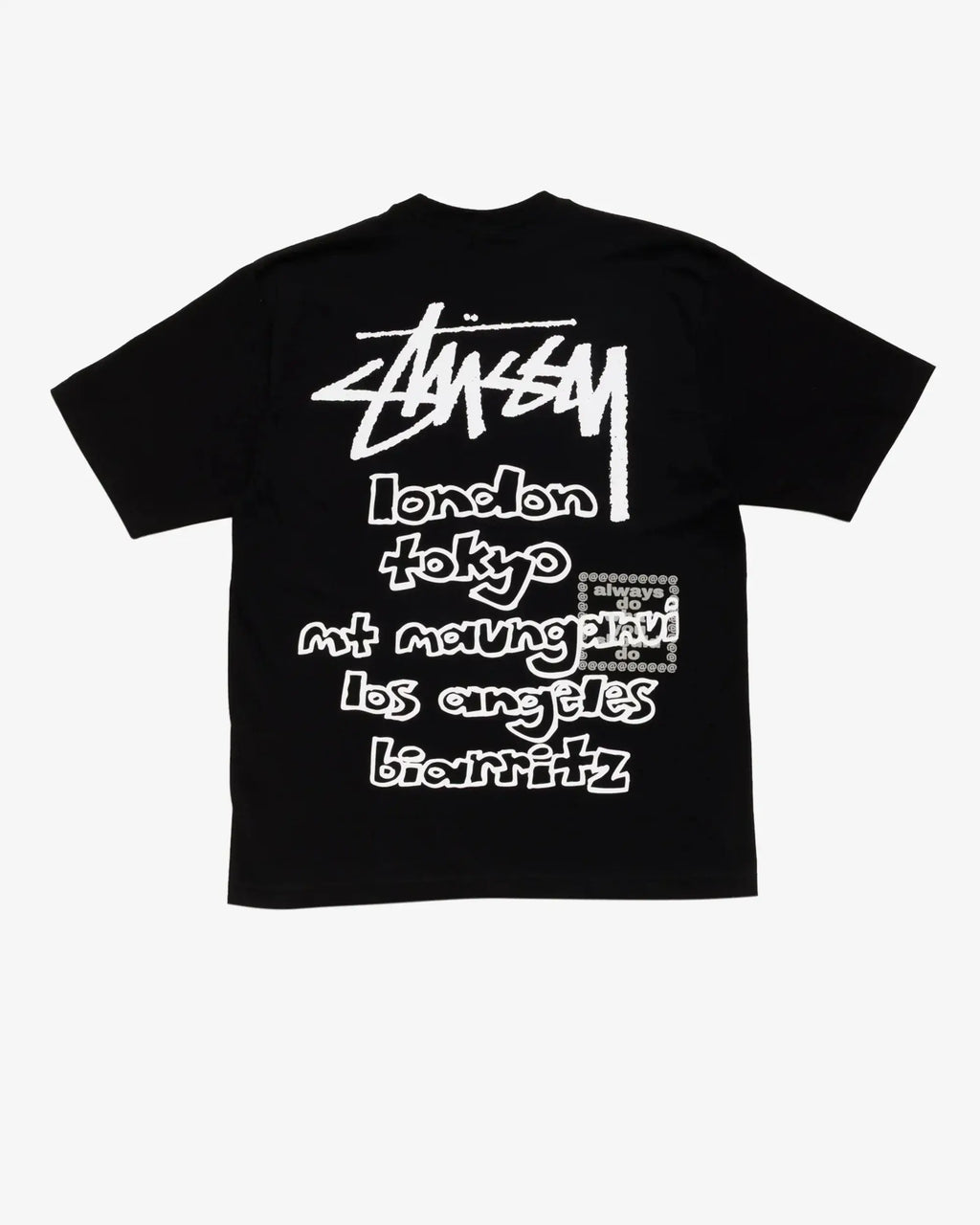 Stussy x ADWYSD World Tour Tee Black Medium