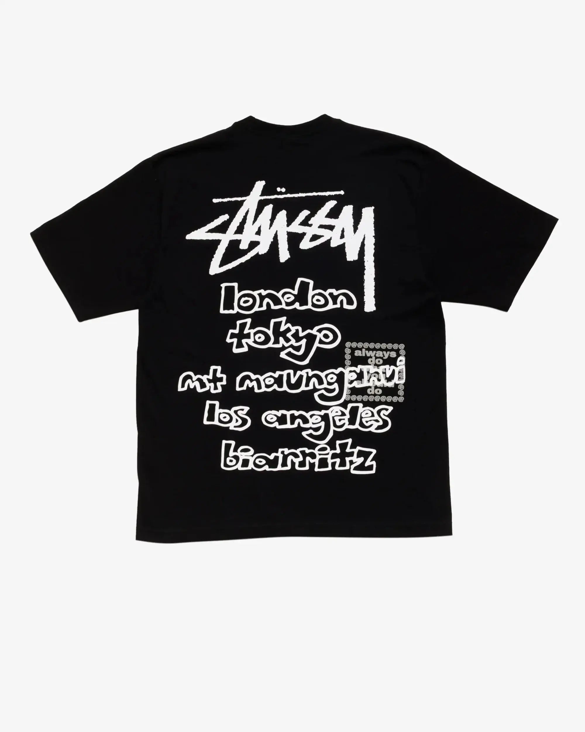 Stussy x ADWYSD World Tour Tee Black Medium