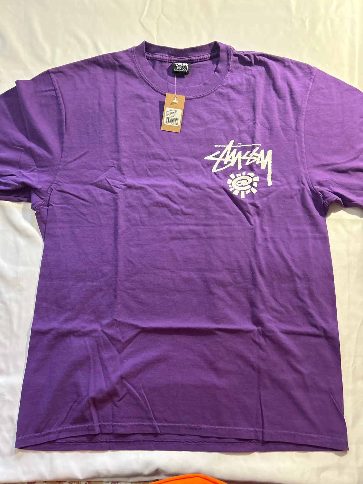 Stussy x ADWYSD World Tour Tee Purple Large