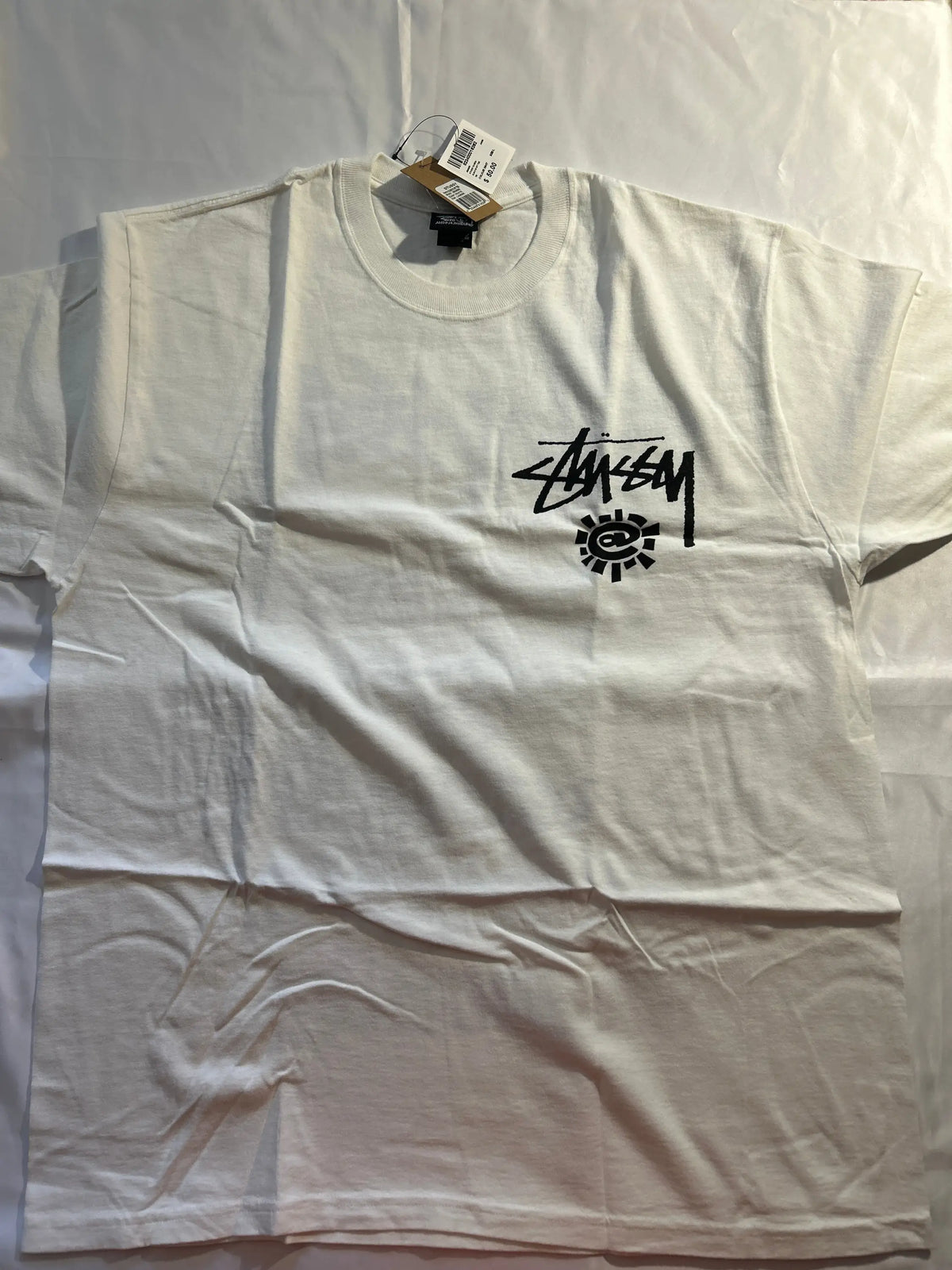 Stussy x ADWYSD World Tour Tee White Large