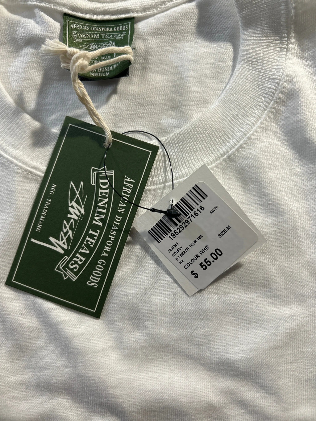 Stussy x Denim Tears Beach Tour Tee Medium