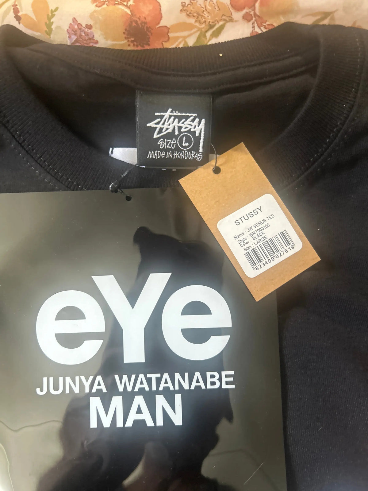 Stussy x Junya Watanabe Venus Tee Black Large