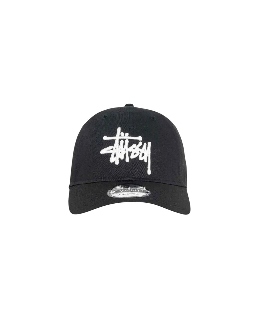 Stussy x New Era 9Twenty Basic Strapback Black - One size