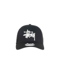 Stussy x New Era 9Twenty Basic Strapback Black - One size