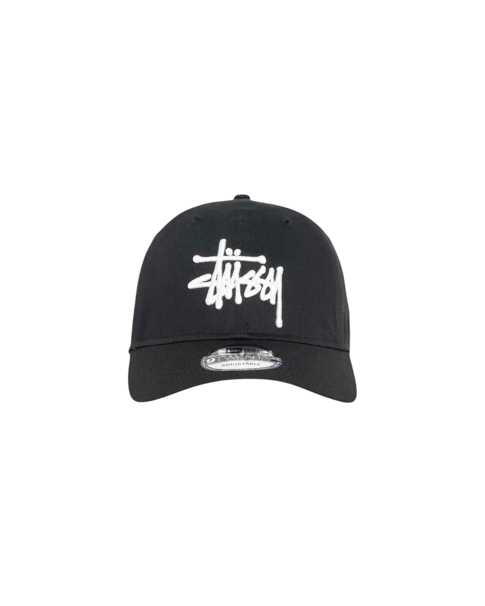 Stussy x New Era 9Twenty Basic Strapback Black - One size