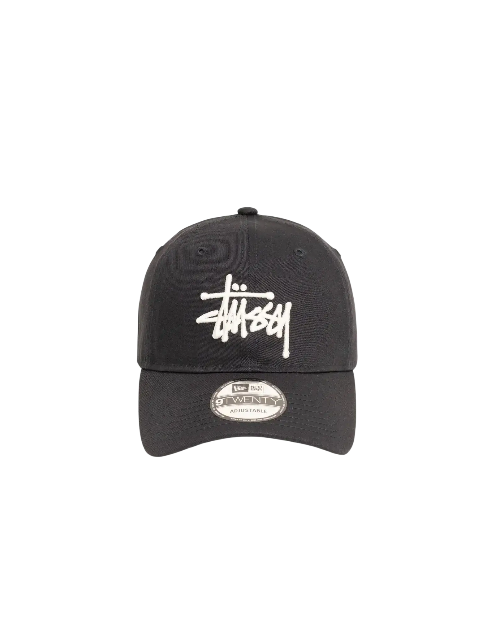 Stussy x New Era 9Twenty Basic Strapback Dark Navy - One size