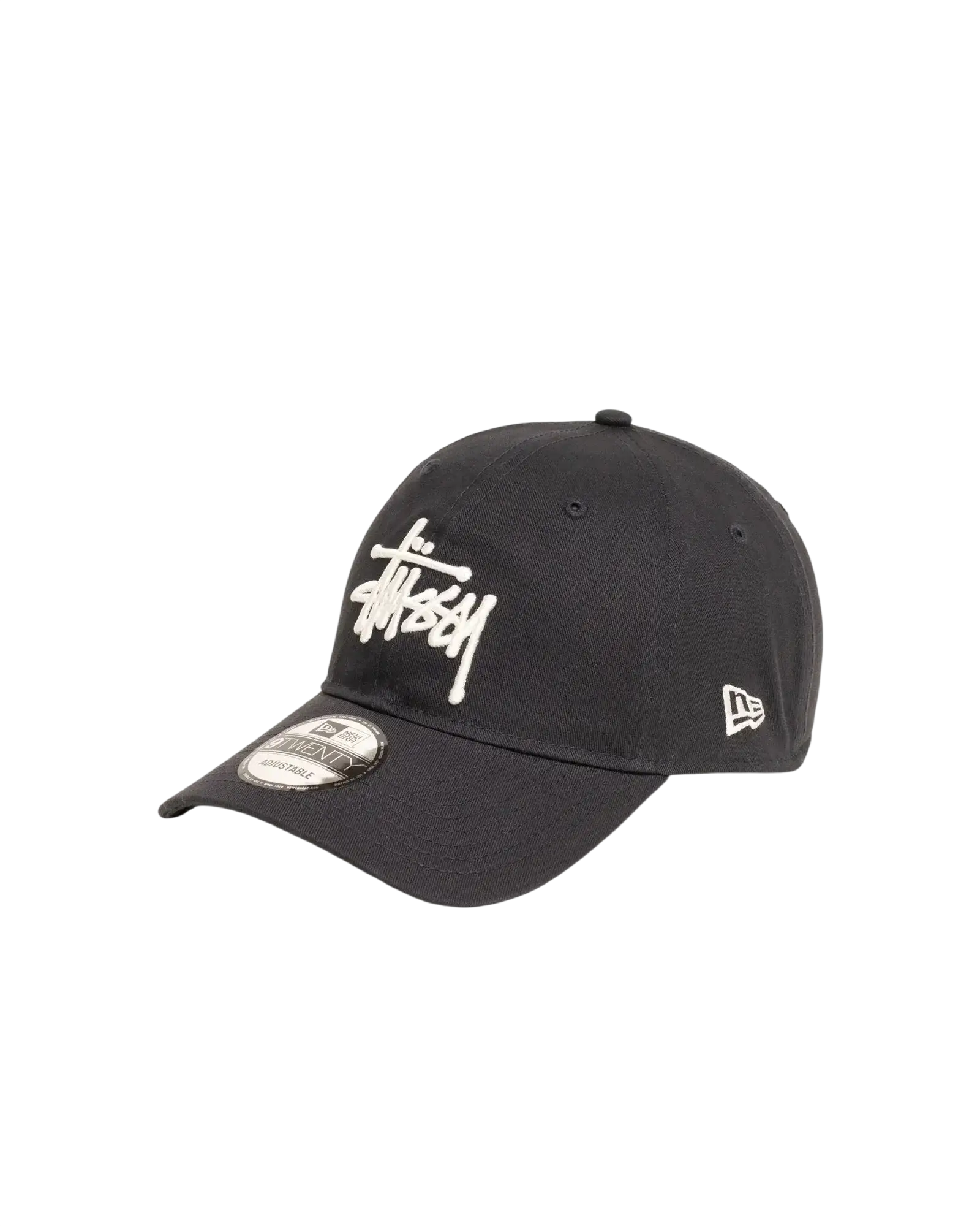 Stussy x New Era 9Twenty Basic Strapback Dark Navy - One size