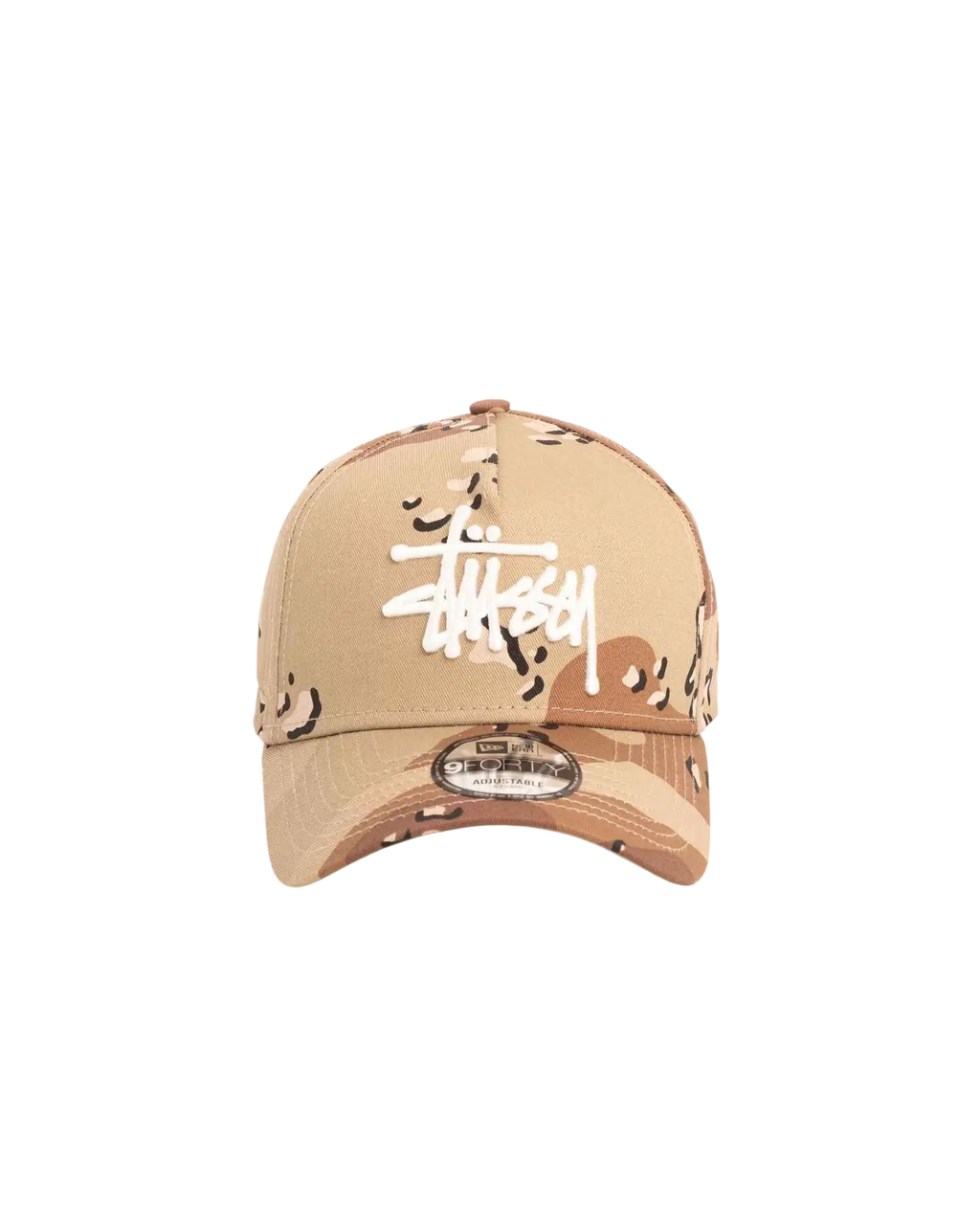 Stussy x New Era 9Twenty Basic Strapback Dessert Camo - One size