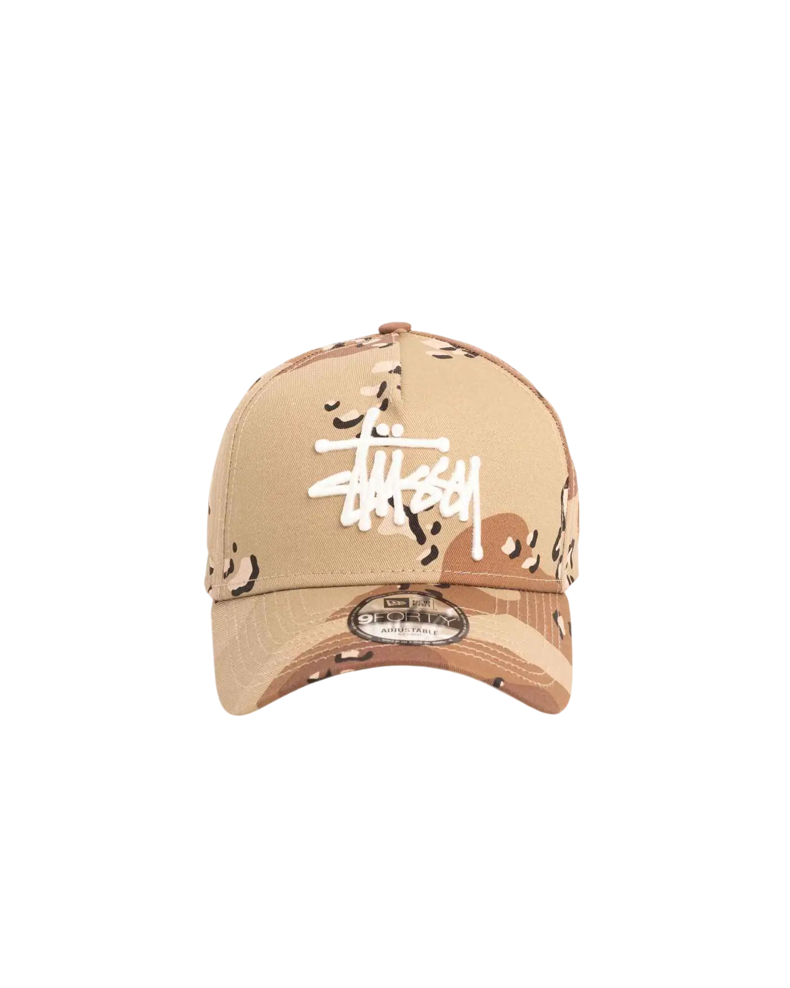 Stussy x New Era 9Twenty Basic Strapback Dessert Camo - One size