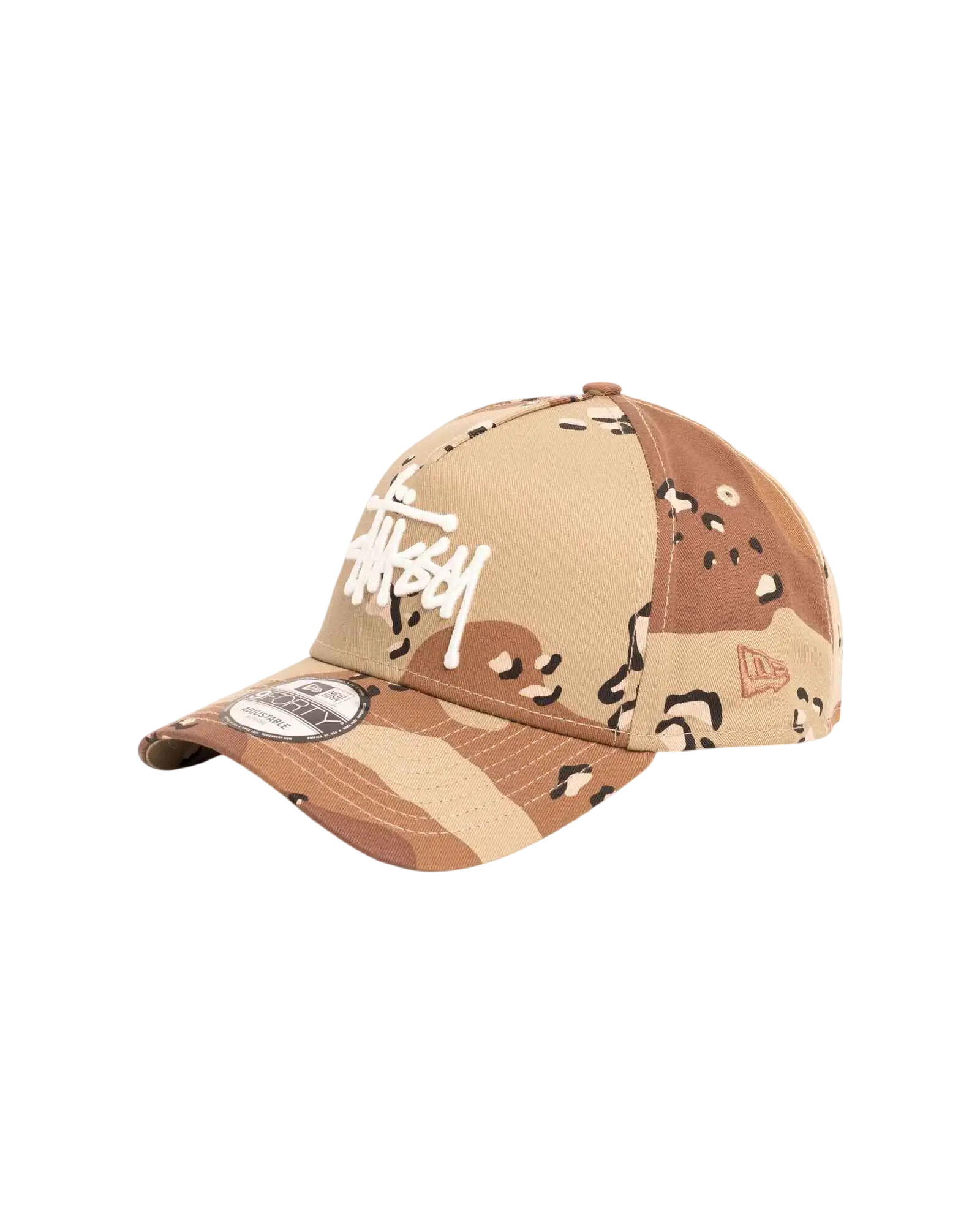 Stussy x New Era 9Twenty Basic Strapback Dessert Camo - One size