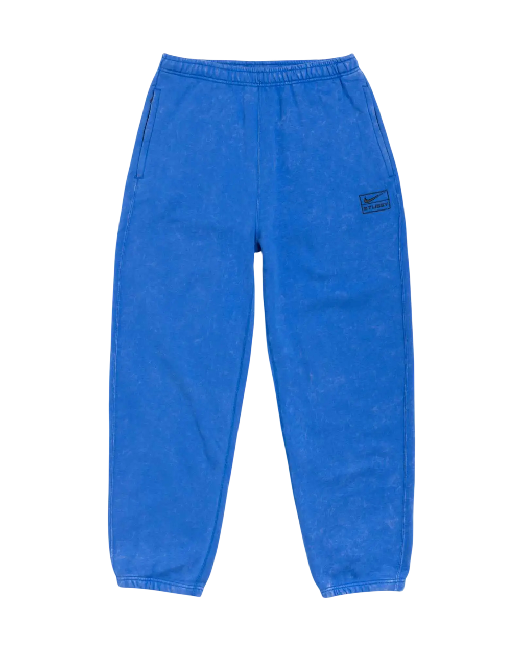 Stussy x Nike Acid Wash Fleece Pants Blue - M