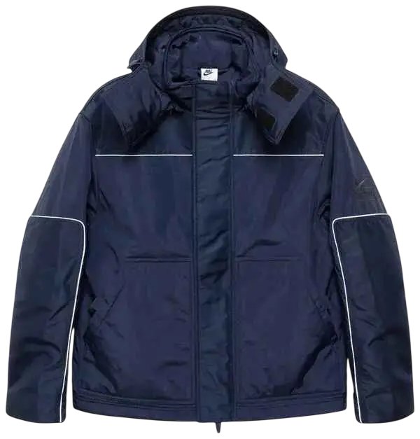 Stussy x Nike Hooded Utility Jacket Navy - M