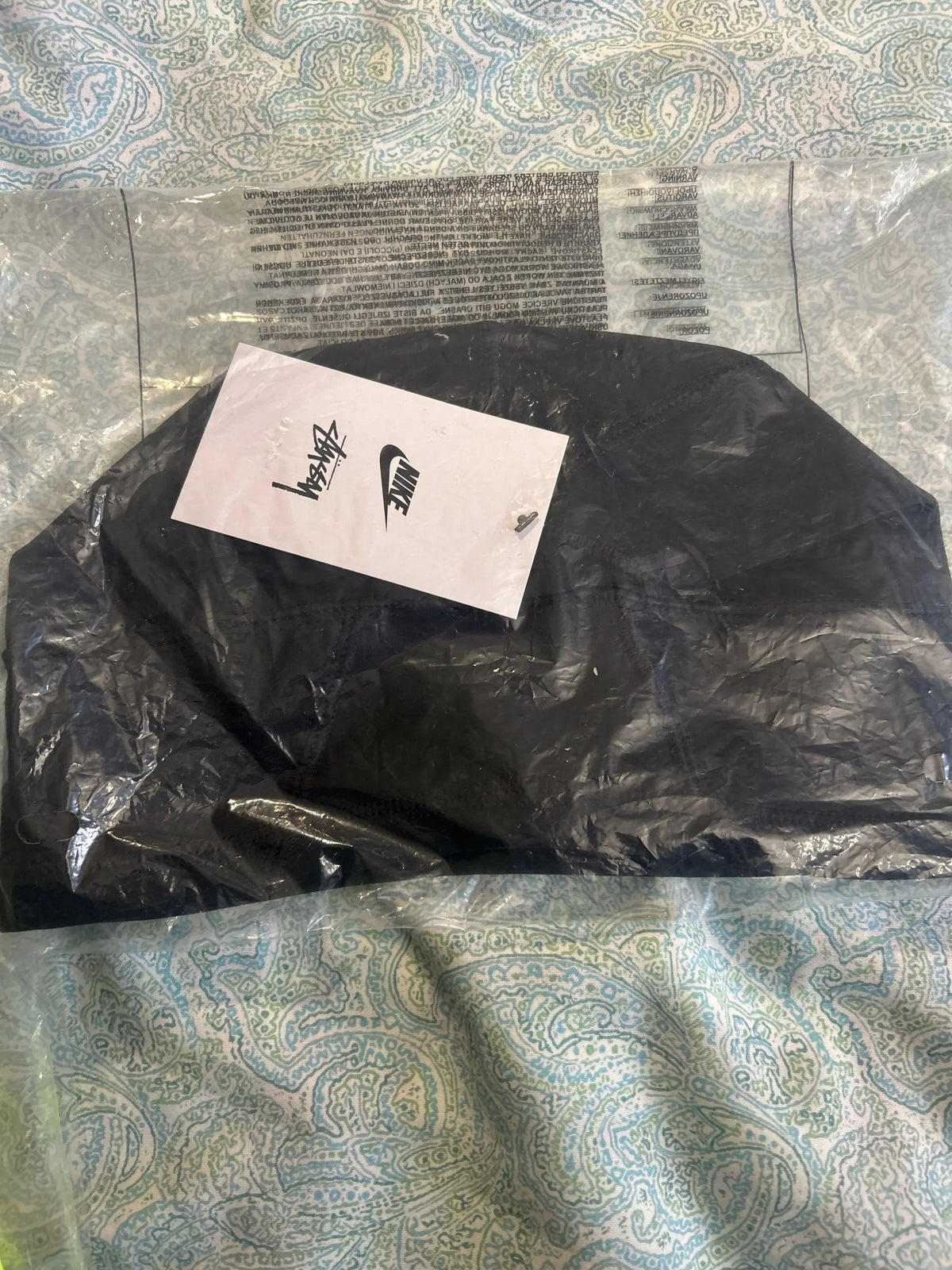 Stussy x Nike Skullcap Black