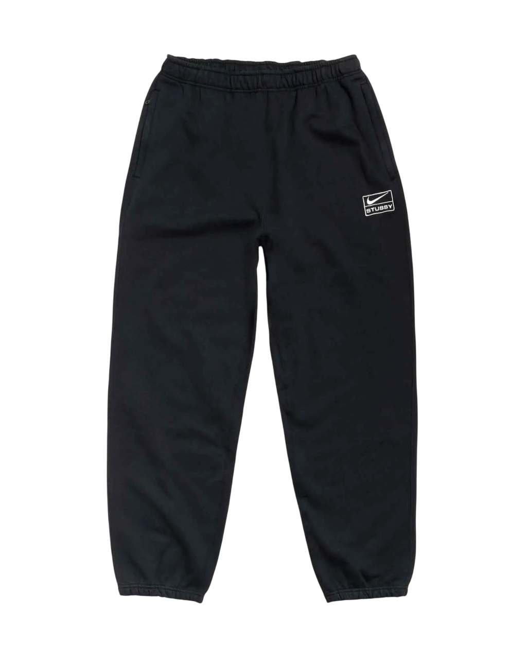 Stussy x Nike Stone Washed Fleece Pants Black - M