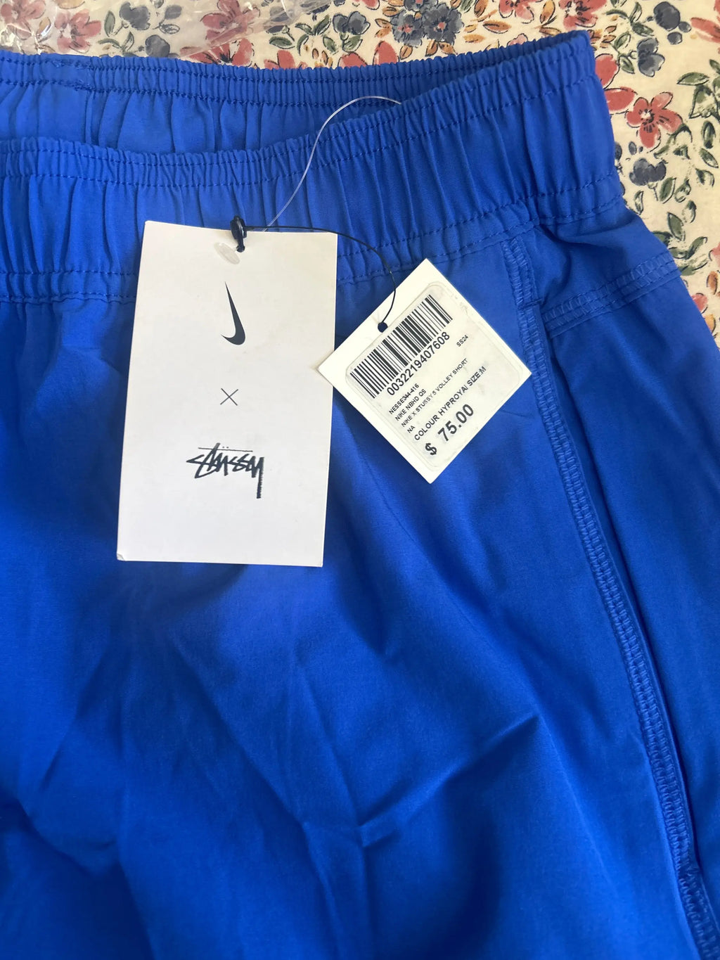 Stussy x Nike U NRG 5 Shorts Royal Blue Medium