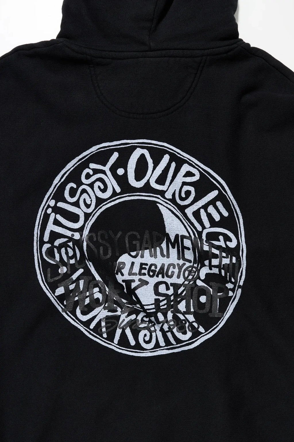 Stussy x Our Legacy Buana Pigment Dyed Hoodie Black Medium