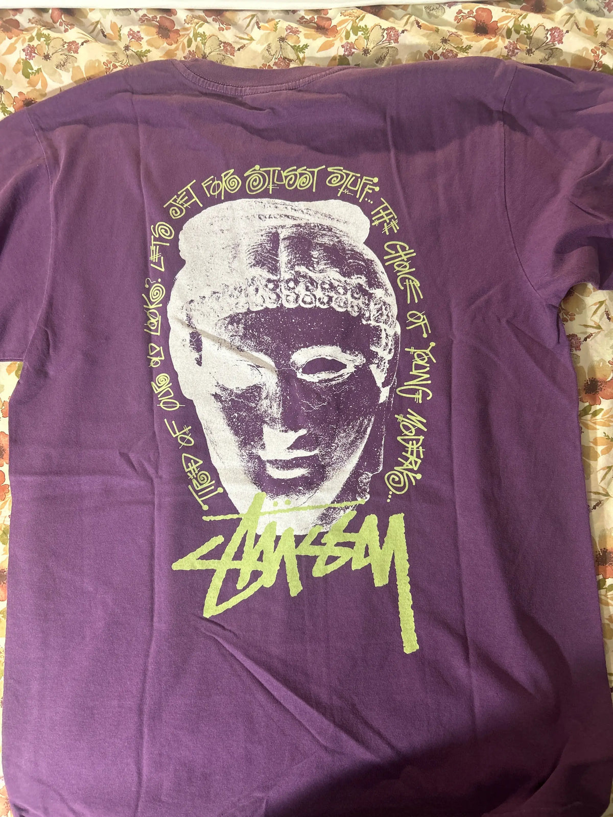 Stussy Young Modern Tee Purple Medium