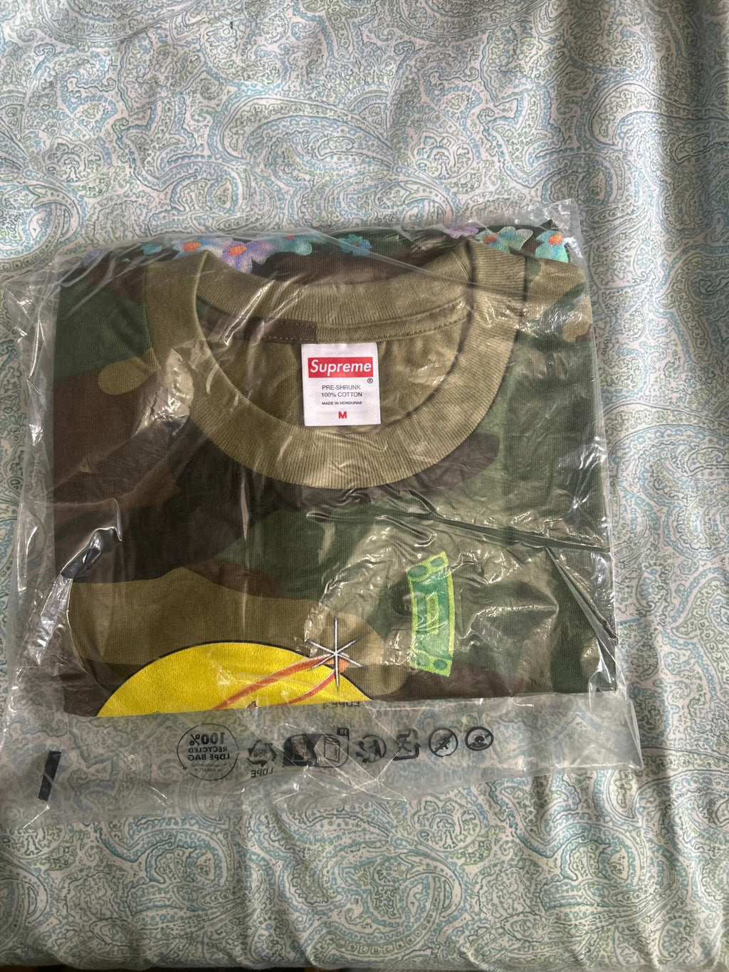 Supreme All Dogs Go To Heaven Camo Tee Medium