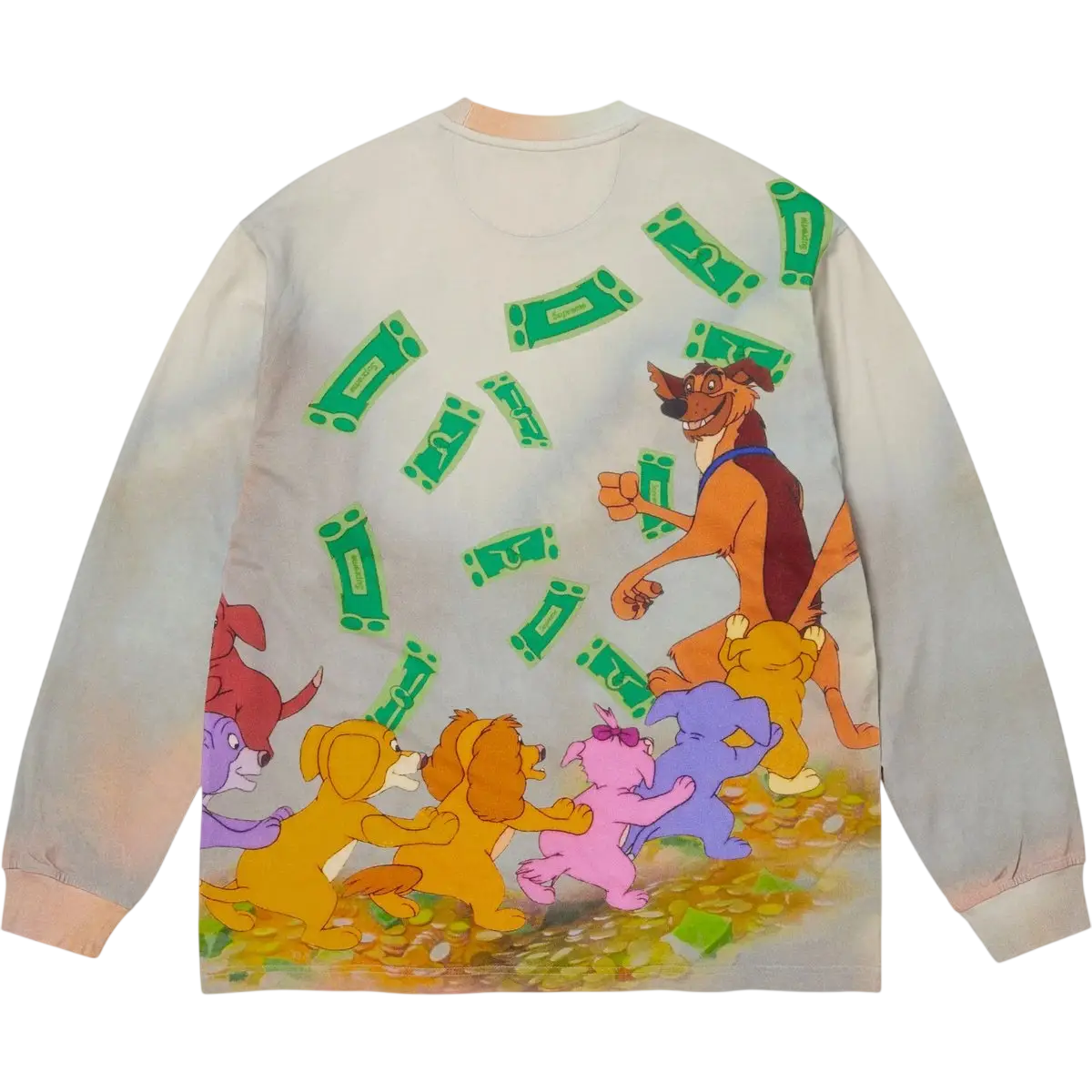 Supreme All Dogs Go To Heaven Long Sleeve Top Day - M