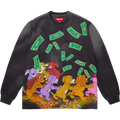 Supreme All Dogs Go To Heaven Long Sleeve Top Night - M