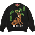 Supreme All Dogs Go To Heaven Sweater Black - M